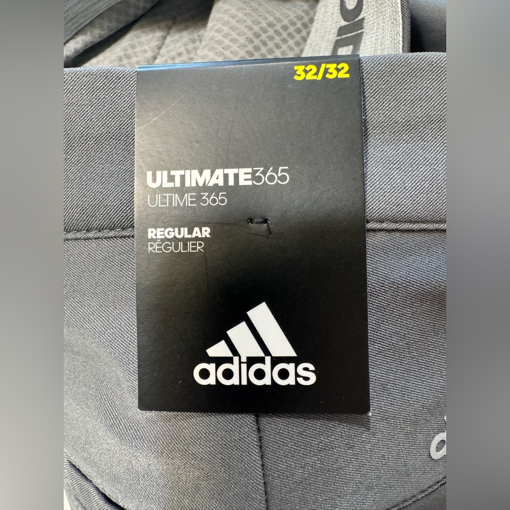 NWT Adidas DT3574 Men's Ultimate365 Classic Grey Golf Pants - Picture 6 of 10